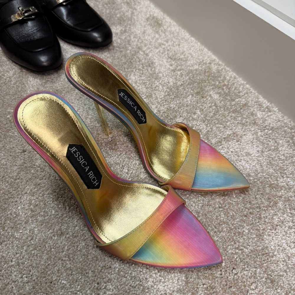 Jessica Rich Rainbow Stiletto Heels